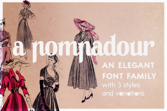 A Pompadour: A Refined Serif Font for Digital Branding