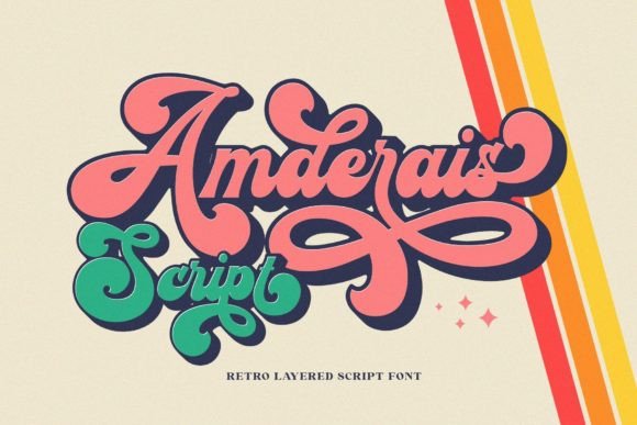 Amderais: A Retro Script Font Built for Scroll-Stopping Campaigns