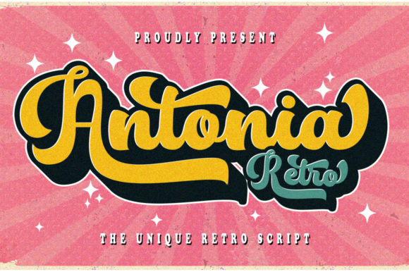 Antonia Retro: A Bold Script Font for Authentic Digital Branding