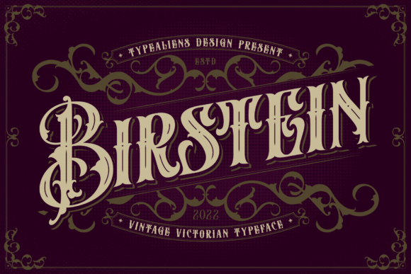 Birstein: A Vintage Blackletter Font That Anchors Your Campaign