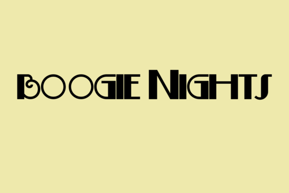 Boogie Nights: A Retro Sans Serif Font for Editorial Impact