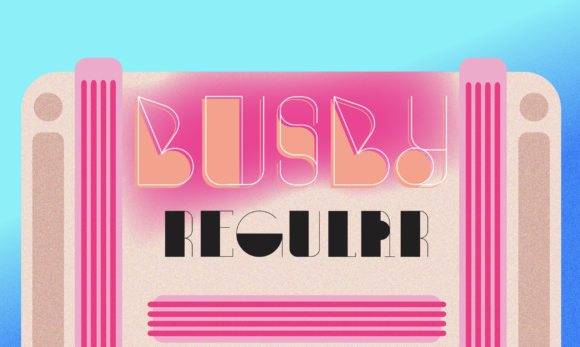 Busby: A Retro Display Font for Editorial Impact