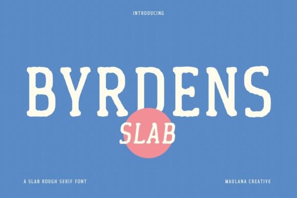 Byrdens: A Retro Slab Serif That Feels Like a Smile