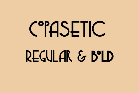 Copasetic: A Retro-Sans Font That Makes Your Brand Look Effortlessly Polished