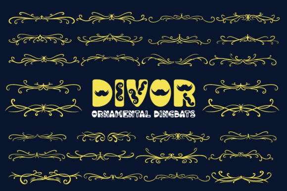 Divor: A Vintage Dingbat Font That Adds Instant Character to Your Brand
