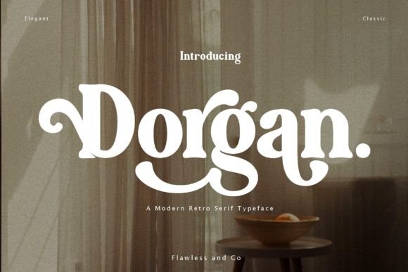 Dorgan Serif Font for Handmade Brands & Printables