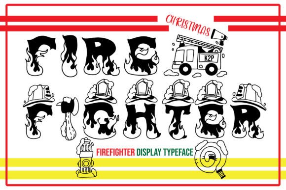 Firefighter Christmas: A Decorative Font That Feels Like Home