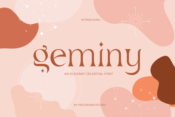 Geminy: A Quirky Retro-Modern Decorative Font Worth Testing