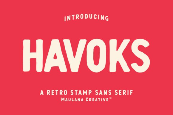 Havoks: A Retro Sans Serif Font for Editorial Impact