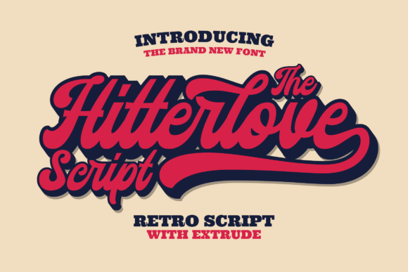 Hitterlove: A Retro Script Font That Delivers Personality Without Sacrificing Clarity