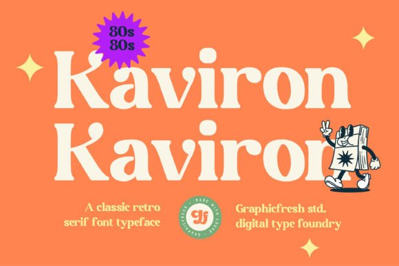 Kaviron: A Classic Serif Font for Trusted Branding