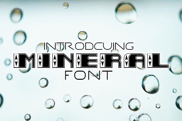 Mineral: A Decorative Typeface That Nails Retro Charm
