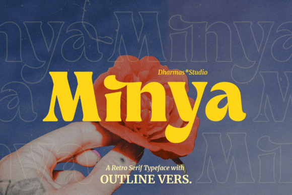 Minya: A Retro-Modern Serif Font for Digital Branding