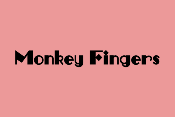 Monkey Fingers: A Retro Display Font That Cuts Through the Feed