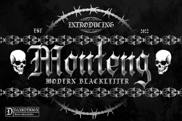 Monteng: A Chic Blackletter Font for Scroll-Stopping Brand Content
