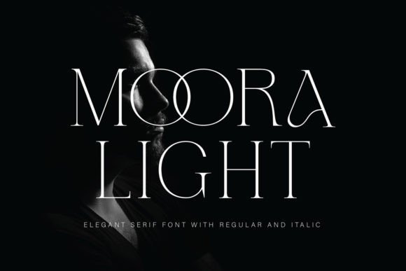 Moora Light: A Playful Serif Font for Vintage-Inspired Branding