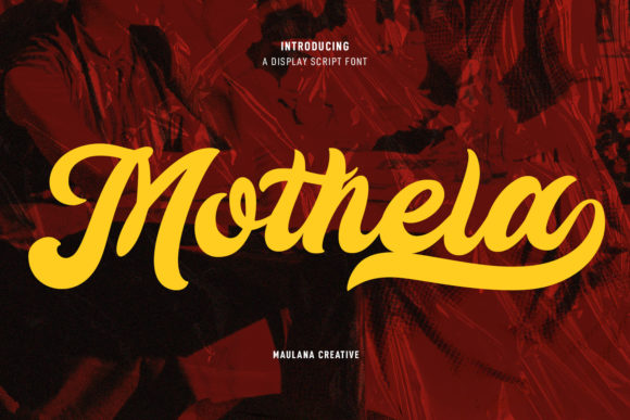 Mothela: A Bold Display Font for Impactful Web Headlines