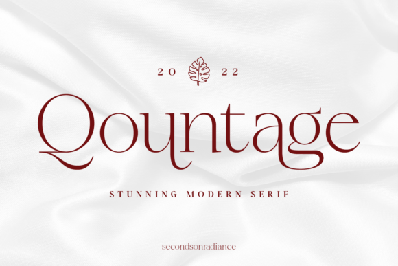 Qountage: A Serif Font That Feels Like a Well-Loved Book