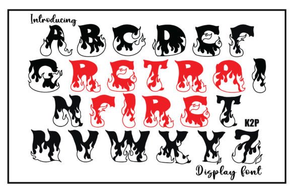 Retro Fire: A Bold Decorative Font for Memorable Branding