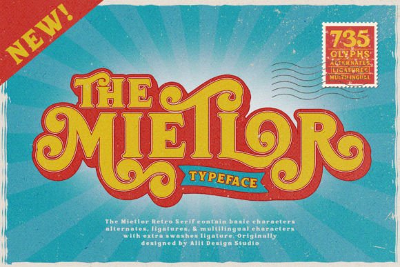 The Mietlor Serif Typeface for Handmade Brands